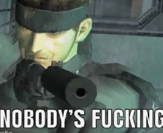 Video sticker 🙅‍♂️ cropped mgs memes
