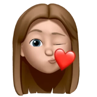 Sticker 😘 Memoji ❤️😍