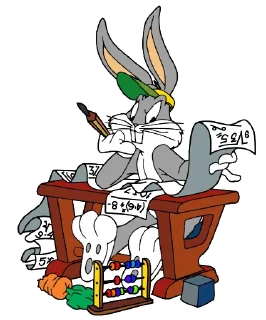 Video sticker 🧮 Bugs Bunny 3