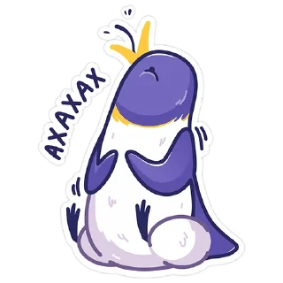 Sticker 😂 Harsika: the Penguin