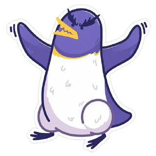 Sticker 🤬 Harsika: the Penguin