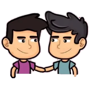 Sticker 🤝 Gay 🏳‍🌈 @mr_amin_mp