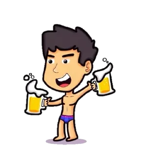 Sticker 🍺 Gay 🏳‍🌈 @mr_amin_mp