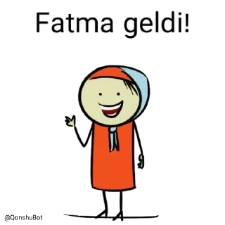 Sticker ✋️ Fatma @Qonshubot