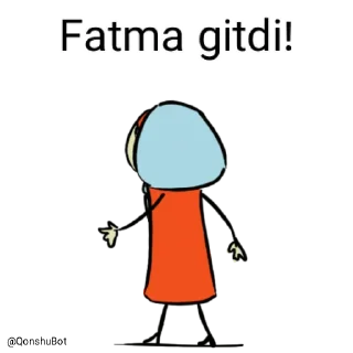 Sticker ✋️ Fatma @Qonshubot