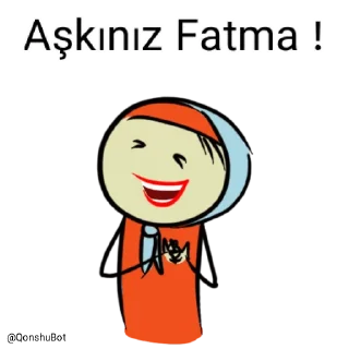 Sticker ❤️ Fatma @Qonshubot