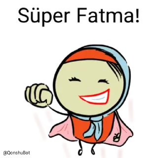 Sticker 😎 Fatma @Qonshubot