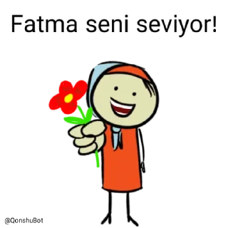 Sticker ❤️ Fatma @Qonshubot