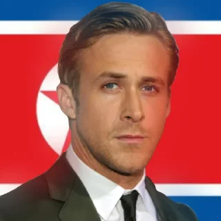 Sticker 🇰🇵 Гослинг и базированные страны