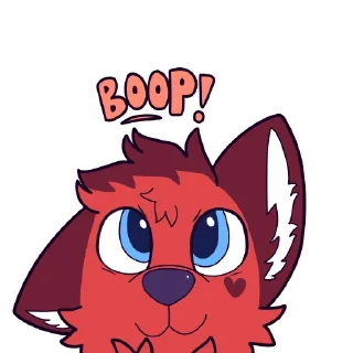 Sticker 👃 SparkTheFox - @SparkTheFoxxo