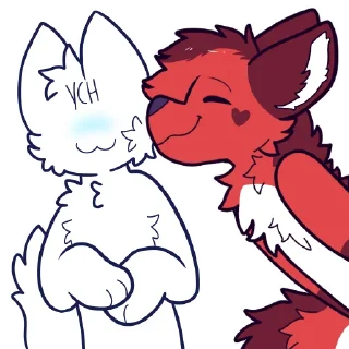 Video sticker 😘 SparkTheFox - @SparkTheFoxxo