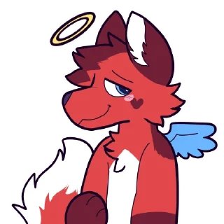 Sticker 😇 SparkTheFox - @SparkTheFoxxo