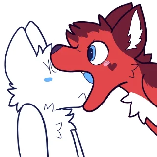 Sticker 😋 SparkTheFox - @SparkTheFoxxo