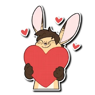 Sticker ❤️ A Bunny Named Sunny