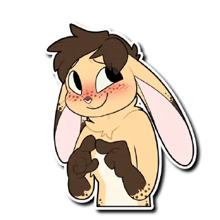 Sticker 😳 A Bunny Named Sunny