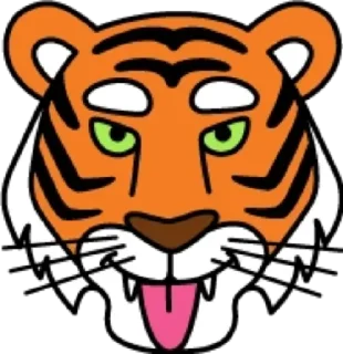 Sticker 😛 Tiger