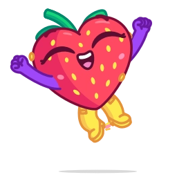 Sticker 😄 Sweety Strawberry