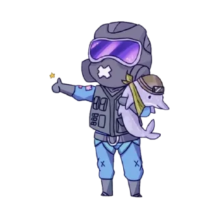 Sticker 👍 Rainbow six siege