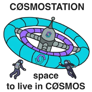 Sticker 🛸 Cosmostation