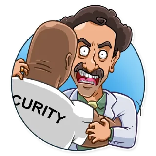 Sticker 😡 Borat Sagdiyev