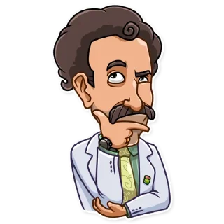 Sticker 🤔 Borat Sagdiyev