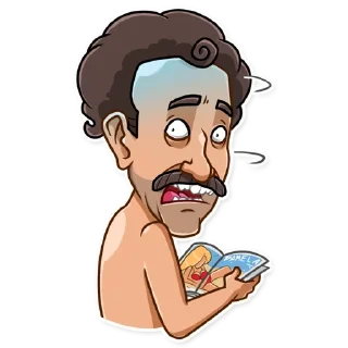 Video sticker 😨 Borat Sagdiyev