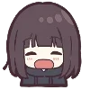 Video sticker 😄 Menhera-chan. Emoji :: @line_emoji