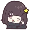 Video sticker 😋 Menhera-chan. Emoji :: @line_emoji