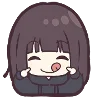 Sticker 😋 Menhera-chan. Emoji :: @line_emoji