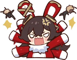 Sticker 😡 Paimon's Paintings Set :: @line_stickers