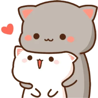 Sticker ❤️ Mochi Mochi Peach Cat :: @line_stickers