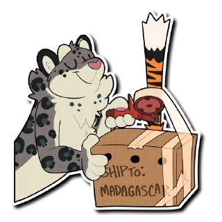 Video sticker 📦 Snow Leopard (round 3!)