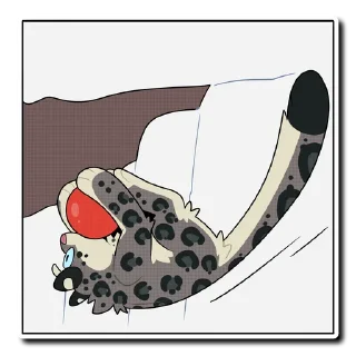 Sticker 😱 Snow Leopard (round 3!)