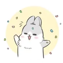 Sticker 😆 Machiko Rabbit