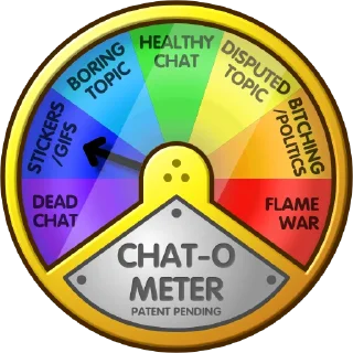 Sticker 1️⃣ Chat-O-Meter