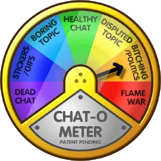 Sticker 5️⃣ Chat-O-Meter