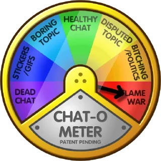 Sticker 6️⃣ Chat-O-Meter