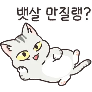 Sticker 💬 내 이름은 댕댕이, 고양이죠 By @KakaoEmoticon