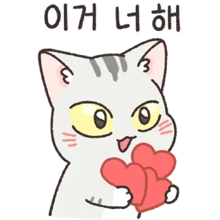 Sticker 💬 내 이름은 댕댕이, 고양이죠 By @KakaoEmoticon