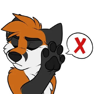 Sticker ❌ Fox by Muzz