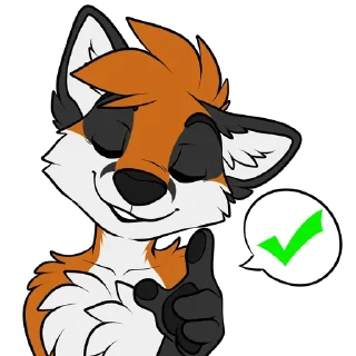 Sticker ✔️ Fox by Muzz