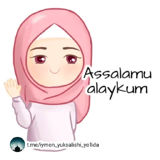 Sticker 😊 فاطمة|Iymon yuksalishi yo'lida