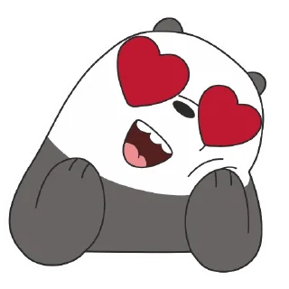 Sticker 😍 Panda LizF