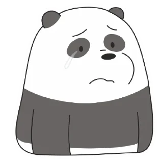 Sticker 😢 Panda LizF