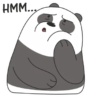 Sticker 🤔 Panda LizF