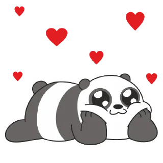 Sticker 🥰 Panda LizF