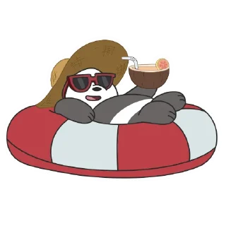 Sticker 🍹 Panda LizF