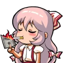 Sticker 💵 Fujiwara no Mokou smug faces