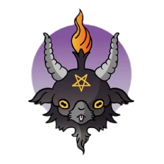 Sticker 😈 baphomet