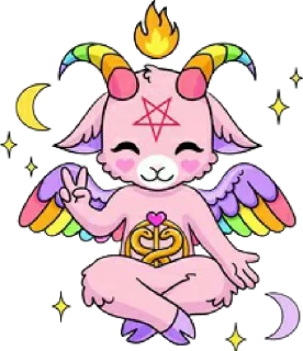 Sticker 😈 baphomet